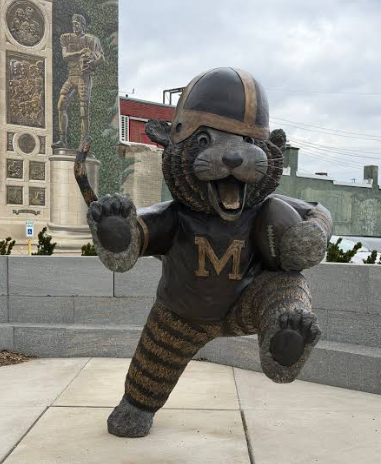The Obie statue