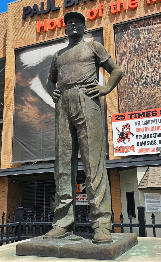 The Paul Brown statue