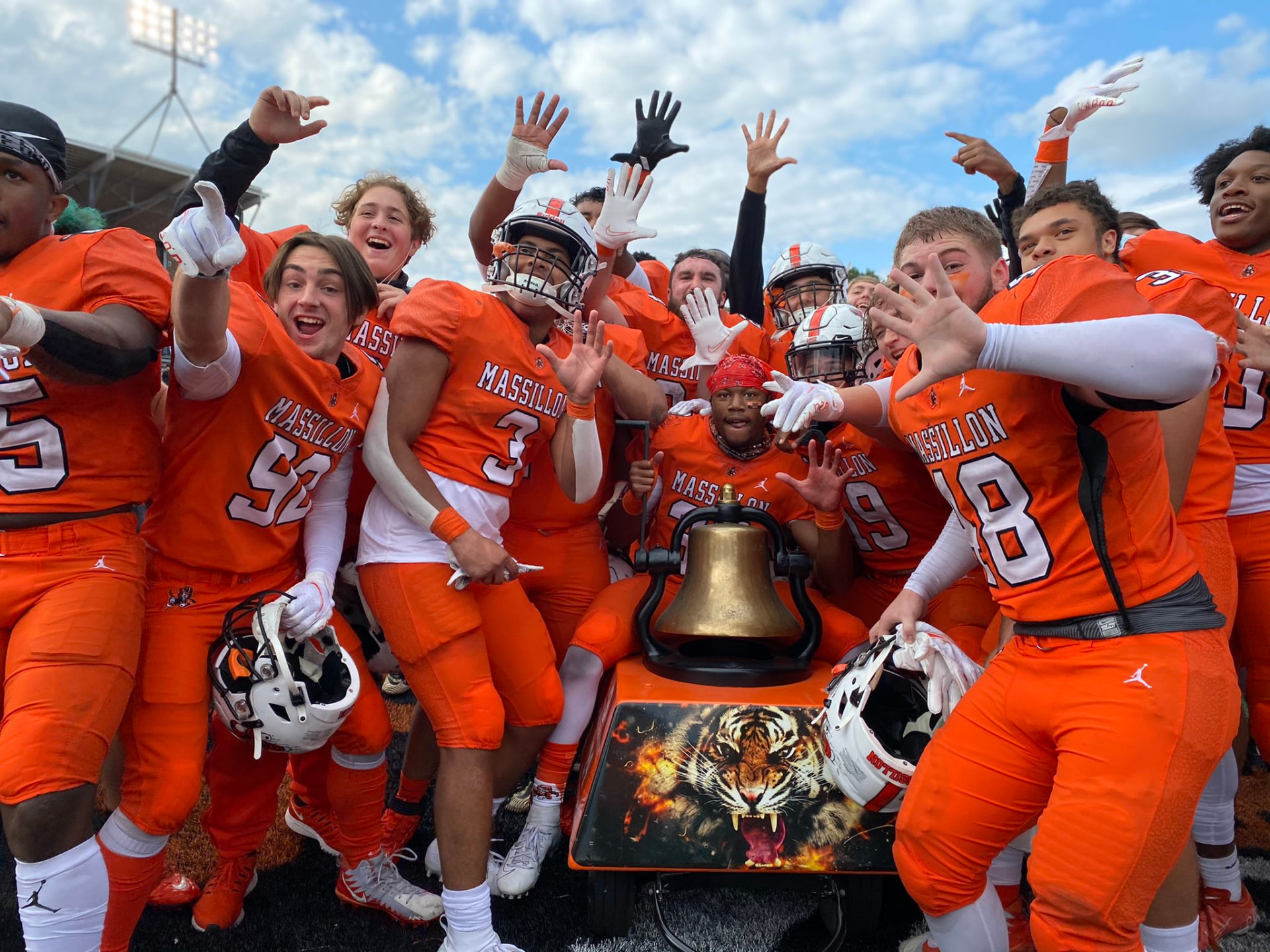 Ringing the victory bell